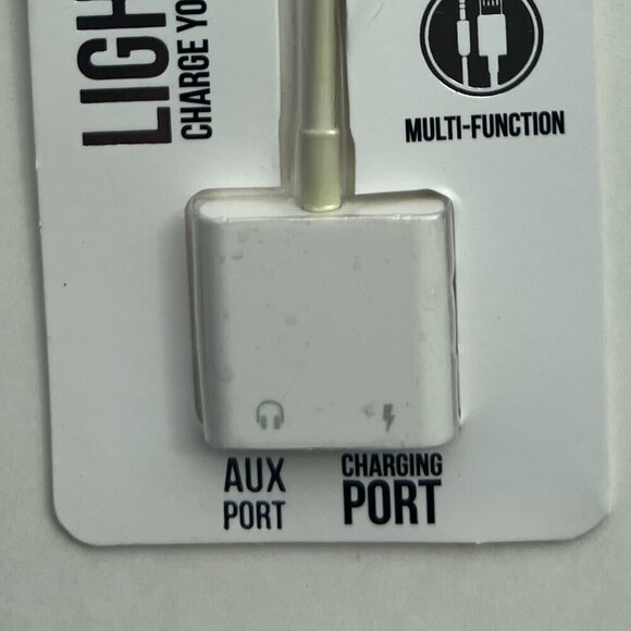 GabbaGoods 2-in-1 Lightning to Headphone Audio and Charger Adapter - Picture 5 of 6